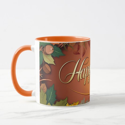 Happy Automne Café Mug (Gauche)