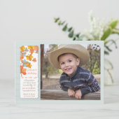 Happy Automne Photo Invitation (Debout devant)