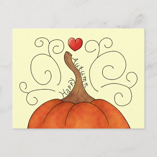 Happy Autumn Briefkaart (Voorkant)