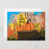 Happy Autumn Briefkaart (Voorkant / Achterkant)