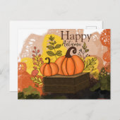 Happy Autumn Briefkaart (Voorkant / Achterkant)