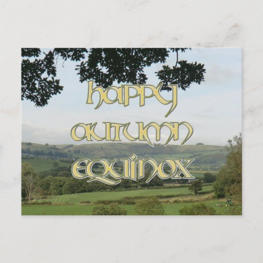 Happy Autumn Equinox Briefkaart (Voorkant)