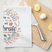  Happy Autumn Herfst Grateful Theedoek (Quarter Fold)