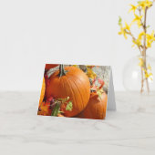 Happy Autumn Pumpkins Kaart (Gele Bloem)