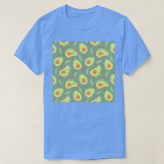 Happy Avocado Pattern 7 T-shirt (Design voorkant)
