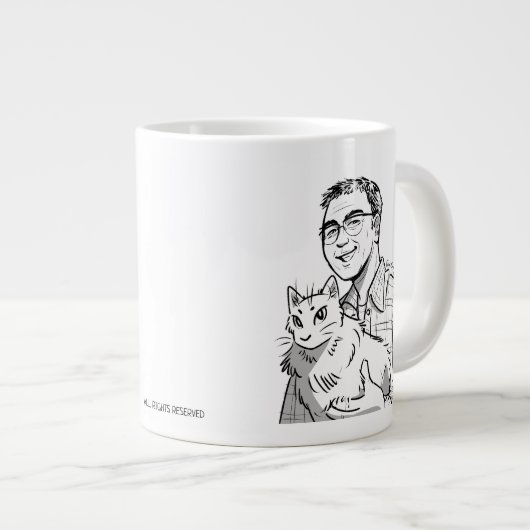 Happy B-day Dad by RoseWrites Specialty Mug (Devant droit)
