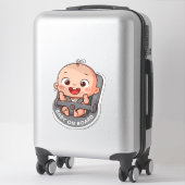 Happy Baby Cartoon Sticker (Koffer)