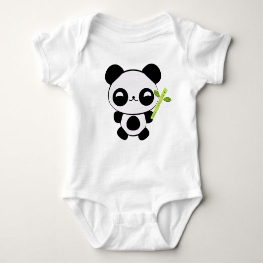Happy Baby Panda Baby Creeper Romper (Voorkant)