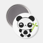 Happy Baby Panda Magnet Magneet (Voorkant / Achterkant)