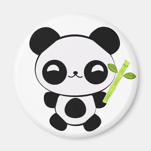 Happy Baby Panda Magnet Magneet (Voorkant)