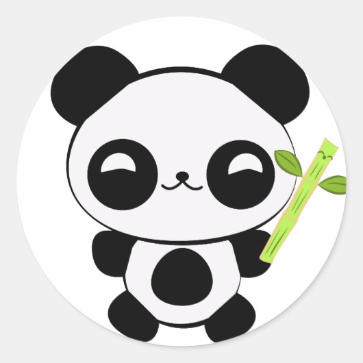 Happy Baby Panda Stickers (Voorkant)