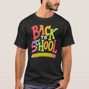 Happy Back to School Pencil Colorful Teacher Boy G T-shirt