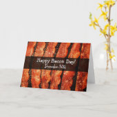 Happy Bacon Day op 30 december Kaart (Gele Bloem)