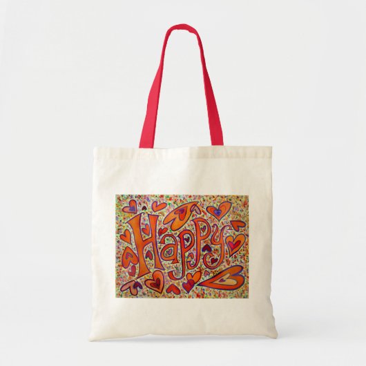 Happy Bag Tote Bag (Voorkant)