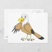 Happy Bald Eagle Briefkaart (Voorkant / Achterkant)