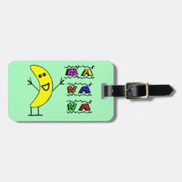 Happy Banana Bagagelabel
