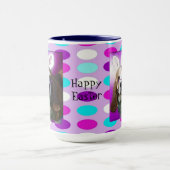 Happy Basset Hound Coffee Mug (Centre)
