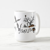 Happy Bats Halloween Koffiemok (Voorkant rechts)