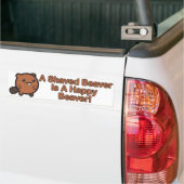 Happy Beaver Bumpersticker (Op Truck)
