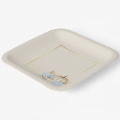 Happy bedankt met papieren Bord (Gebogen)