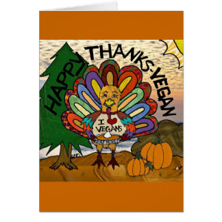 Happy Bedankt Vegan Thanksgiving Turkije