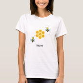Happy Bee and Honeycomb T-Shirt (Devant)