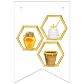 Happy Bee Birthday Party Vlaggetjes (Tweede vlag)