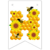 Happy Bee Birthday Party Vlaggetjes (Derde vlag)