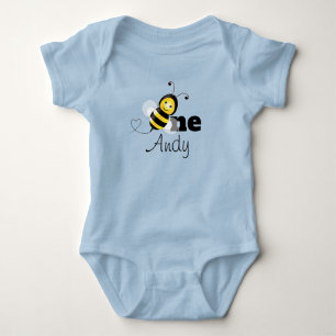 Happy Bee Birthday shirt 1 jaar oud