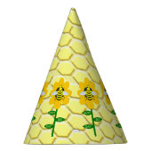 Happy bee Day Birthday Bumblebee Feesthoedjes (Rechts)