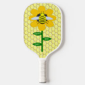 Happy bee Day Birthday Bumblebee Pickleball Paddle (Voorkant)