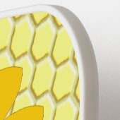 Happy bee Day Birthday Bumblebee Pickleball Paddle (Links Detail)