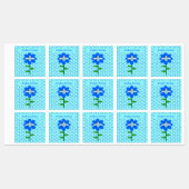 Happy bee Day Boy Blue Birthday Bumblebee Custom Labels (Vel)