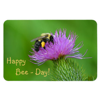 Happy Bee Day Magneet