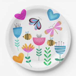 Happy Bee Garden Papieren Bordje