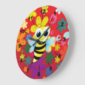 Happy bee grote klok (Hoek)