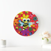 Happy bee grote klok (Huis)