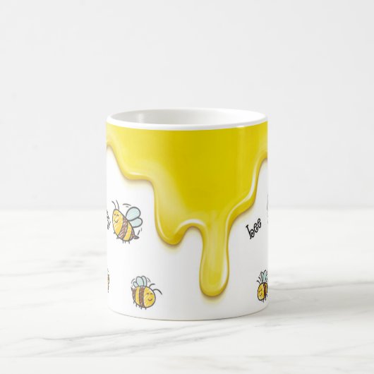 Happy bee, Jollibee-Tasse, fröhliche Tasse, Koffiemok (Center)