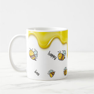 Happy bee, Jollibee-Tasse, fröhliche Tasse,  Koffiemok