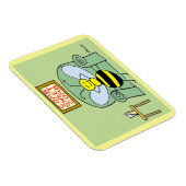 Happy Bee Large Magnet Magneet (Rechterzijde)