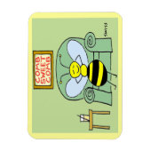 Happy Bee Large Magnet Magneet (Verticaal)