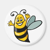 Happy Bee Magneet (Voorkant)