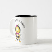 Happy Bee Mug (gauche et droite) (Devant gauche)