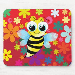 Happy bee muismat
