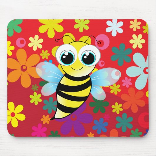 Happy bee muismat (Voorkant)