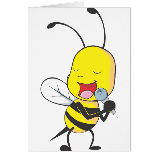 Happy Bee Singing (Voorkant)