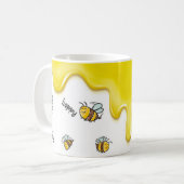 Happy bee, tasse de jollibee, bonne tasse, (Devant gauche)