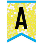 Happy Bee Theme Anniversaire Drapeaux de Bunting (Premier drapeau)