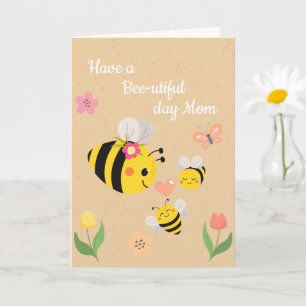 Happy Bee-utiful Day Verjaardag Kaart