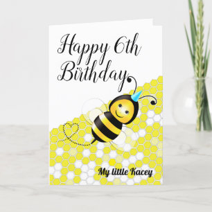 Happy Bee Verjaardag Kaart